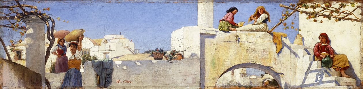 Une scène à Capri - Charles Caryl Coleman
