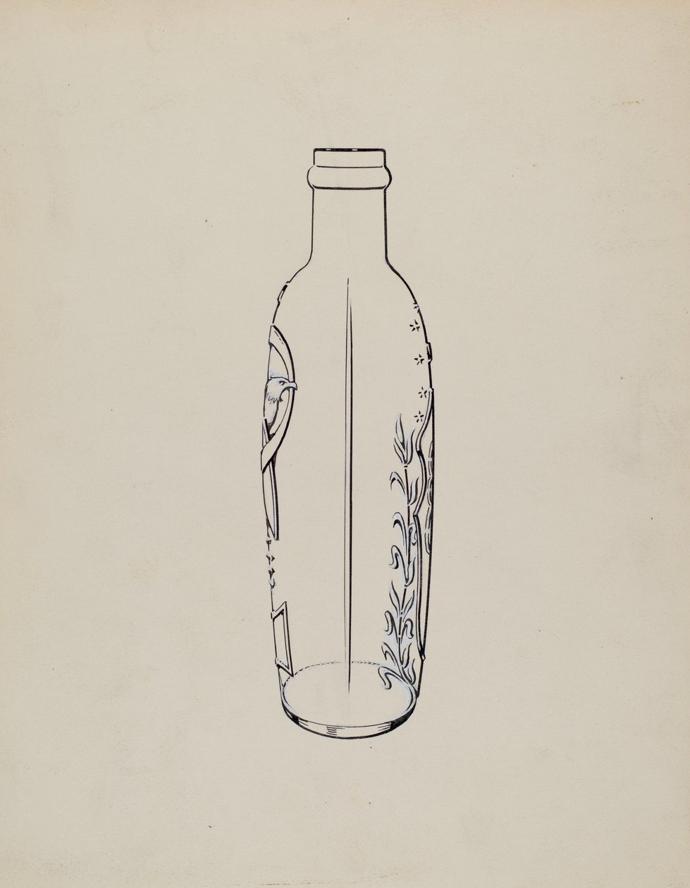 Flasque à alcool - Charles Caseau