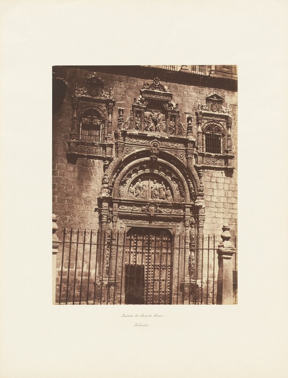 Puerta de Santa Cruz, Tolède - Charles Clifford