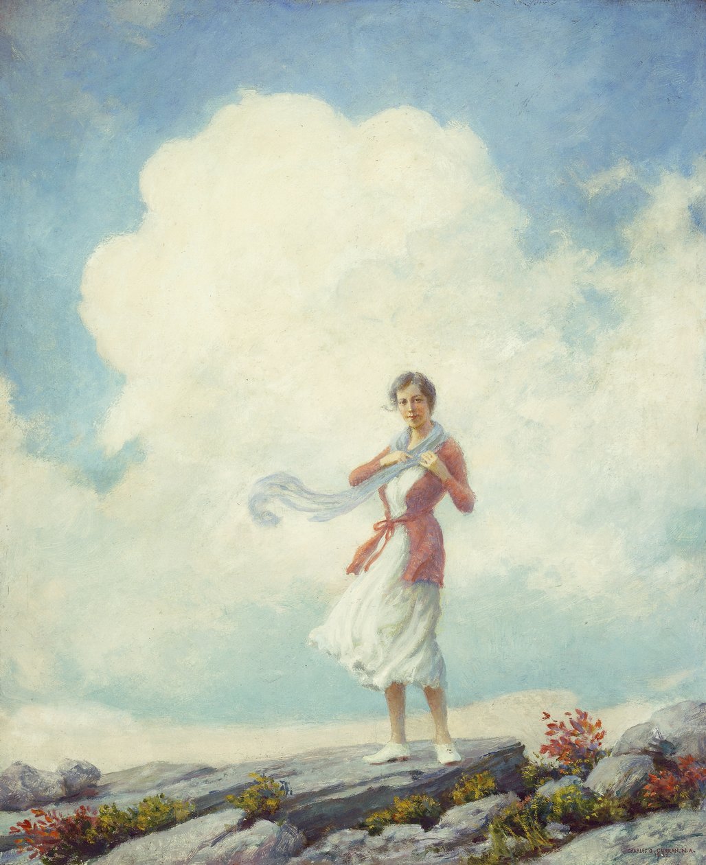 Au sommet - Charles Courtney Curran