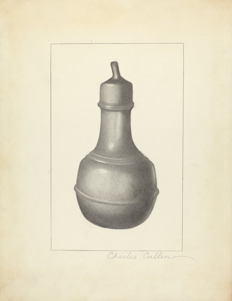 Biberon en étain - Charles Cullen