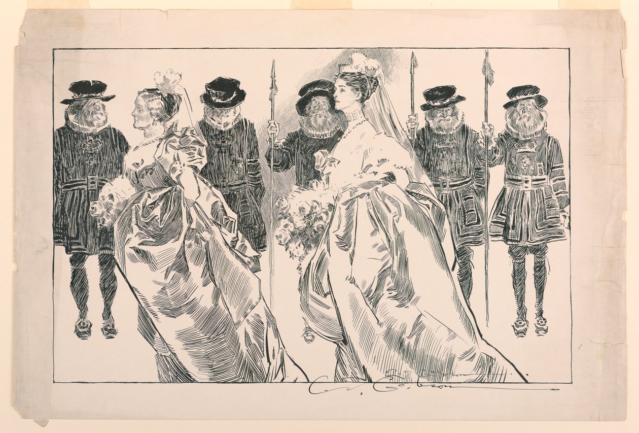 Présenté à la cour - Charles Dana Gibson