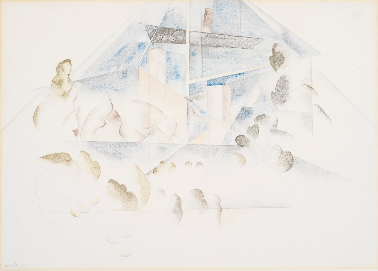 Bermudes, mâts et feuillage - Charles Demuth