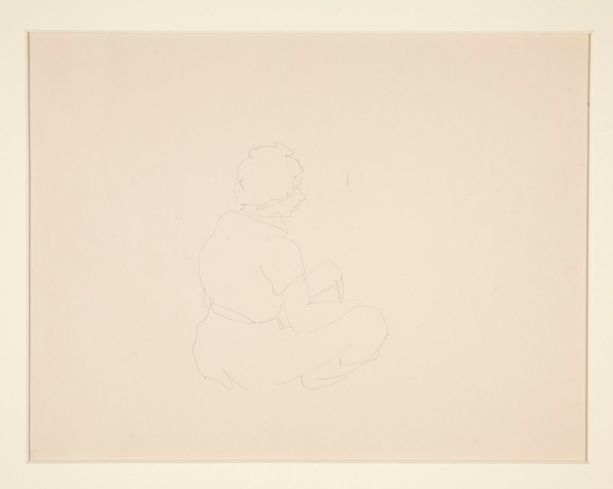 Femme Assise sur la Plage, probablement à Provincetown - Charles Demuth
