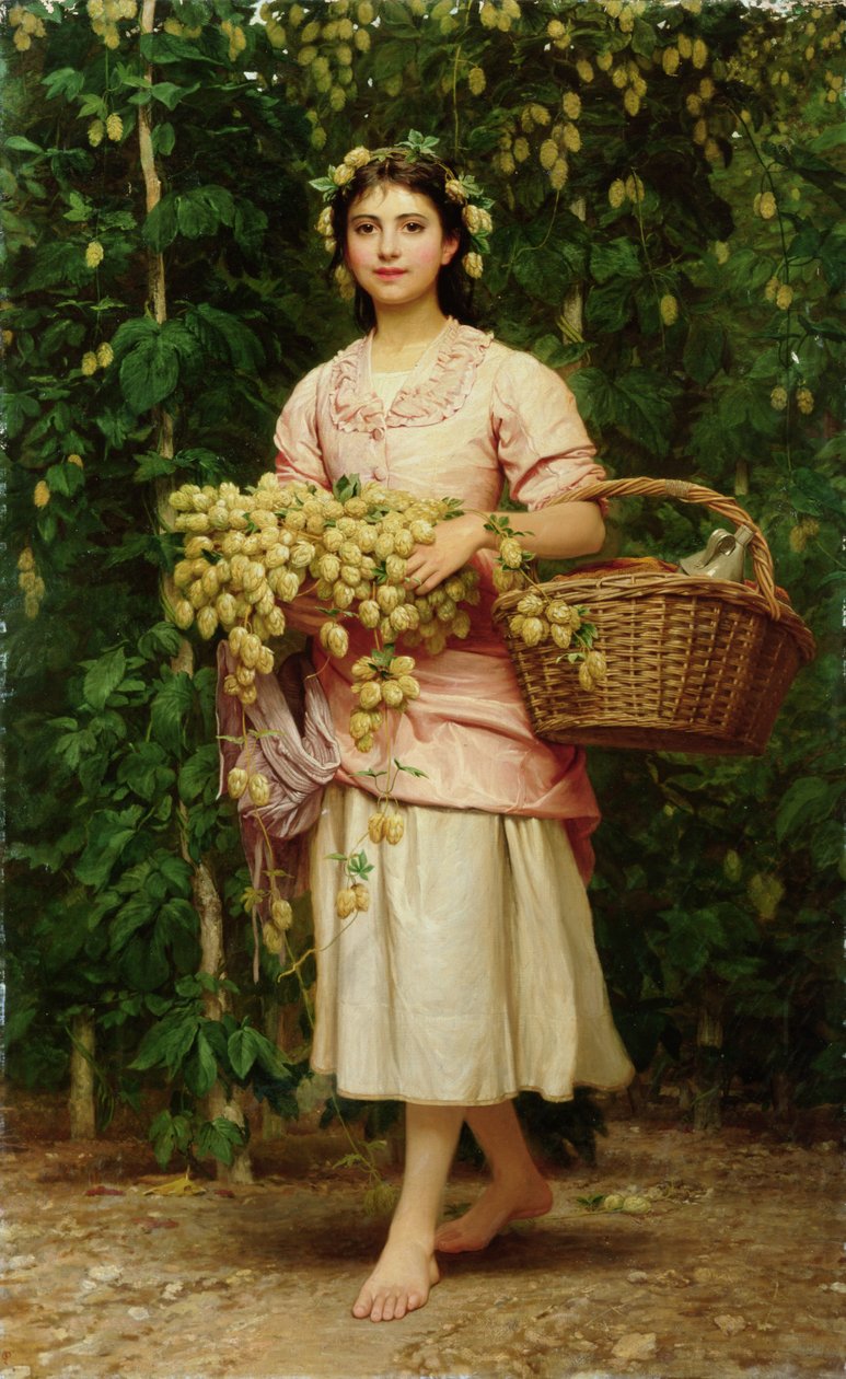 Le Cueilleur de houblon - Charles Edward Perugini