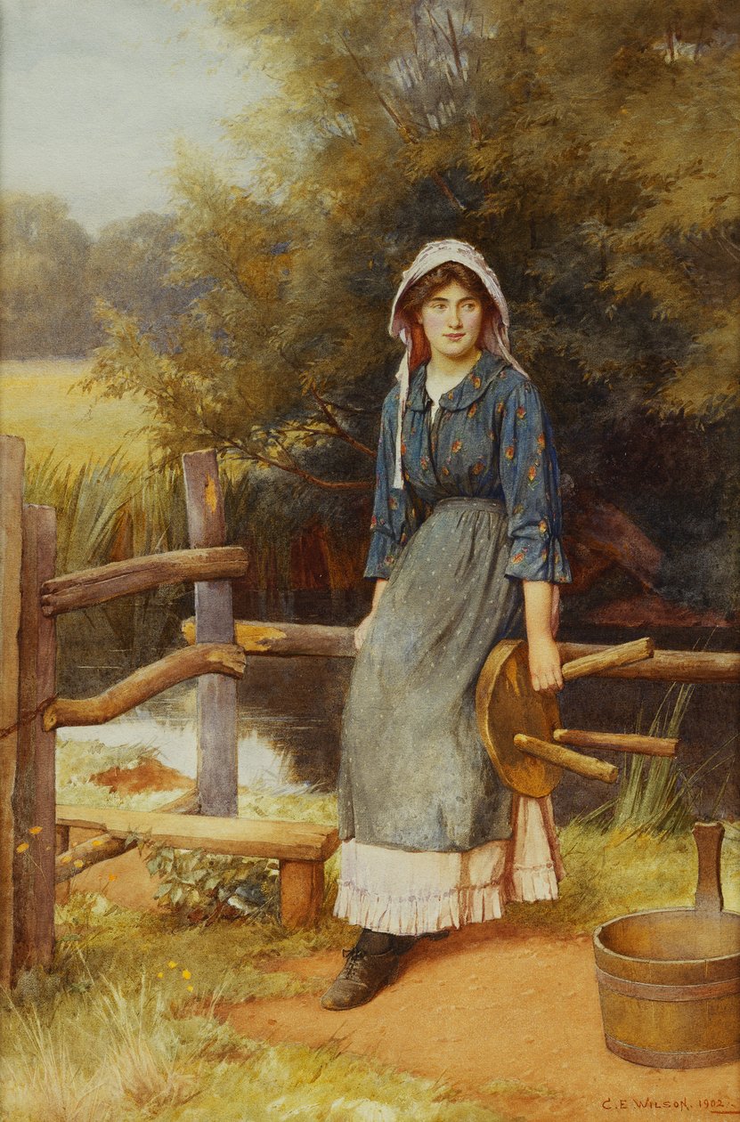 La Laitière - Charles Edward Wilson