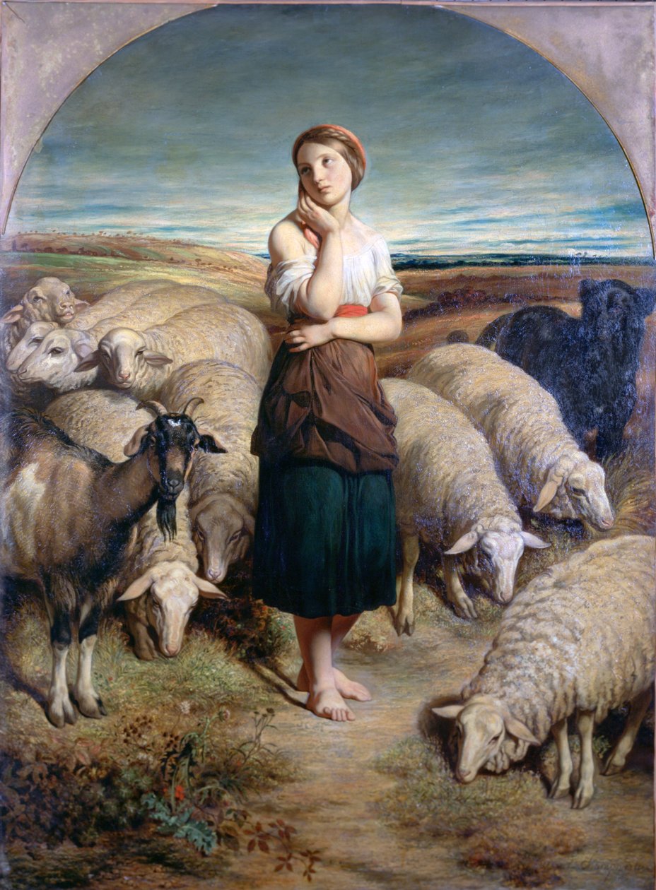 Sainte Geneviève, vers 1810-1880 - Charles Emile Callande de Champmartin
