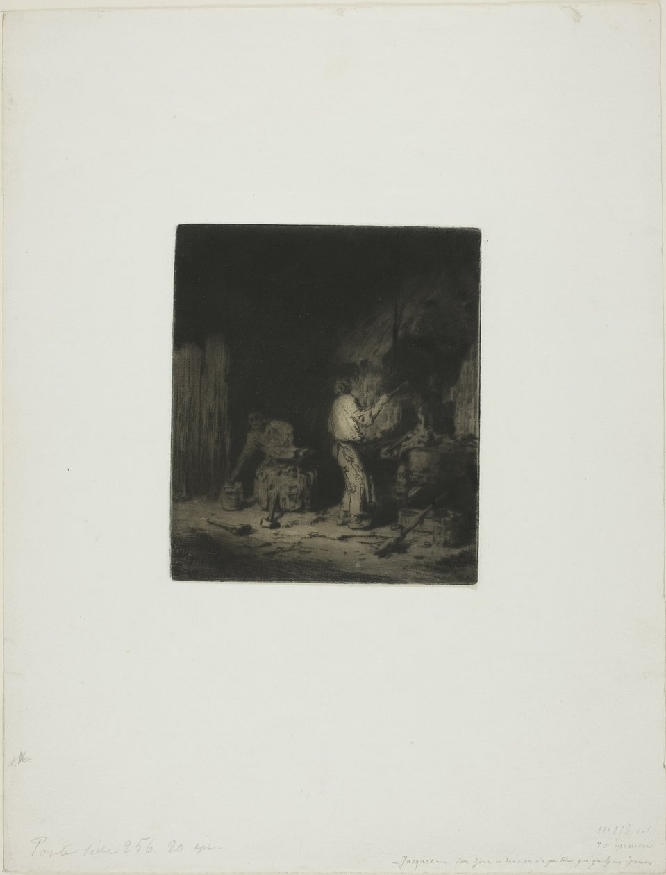 La Forge - Charles Emile Jacque