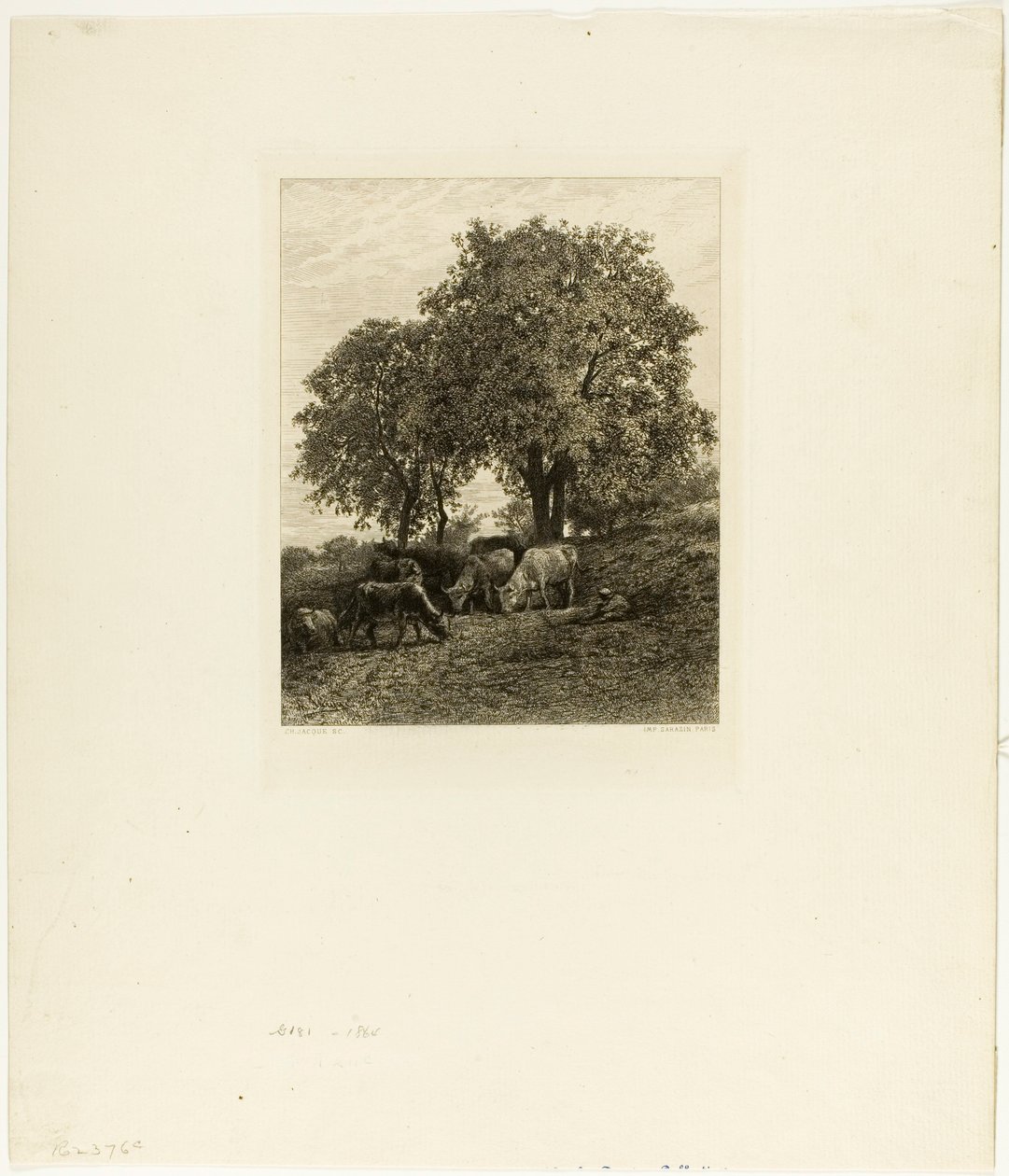 Le Repos - Charles Emile Jacque