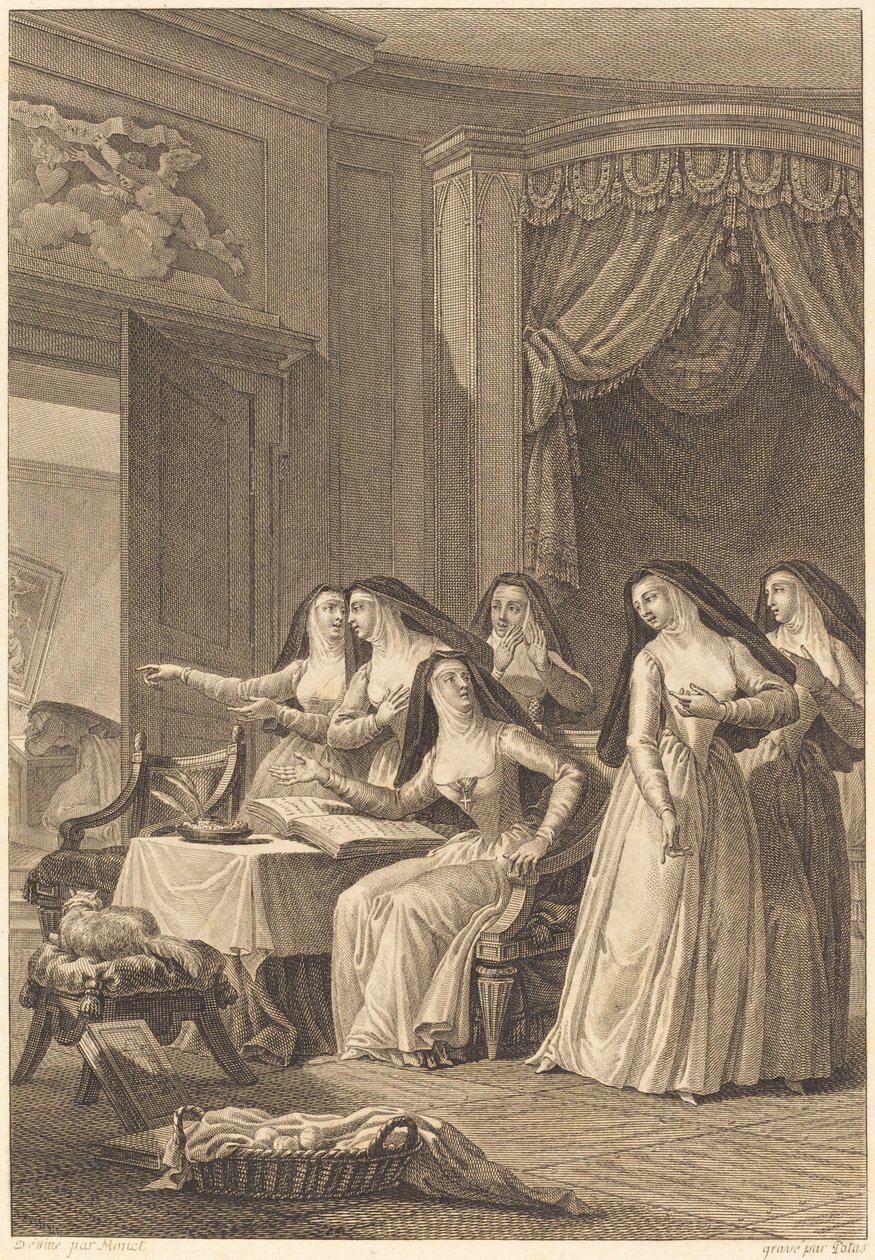 Sœur Jeanne - Charles Emmanuel Patas after Charles Monnet