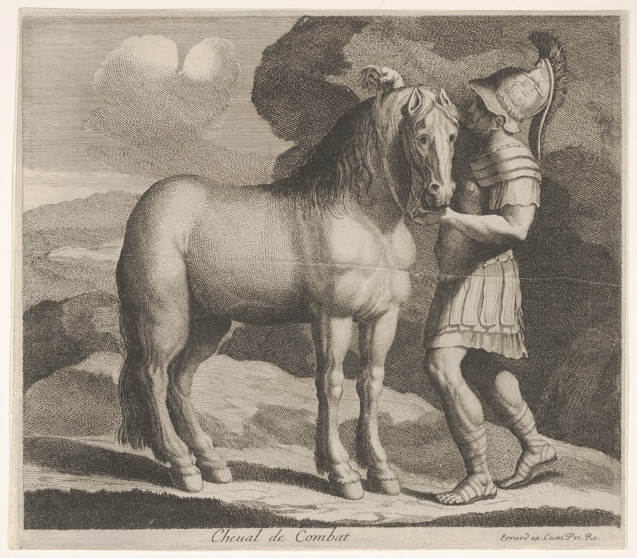 Cheval de combat - Charles Errard le fils