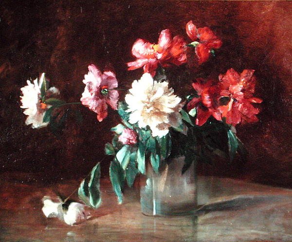 Pivoines dans un vase - Charles Ethan Porter