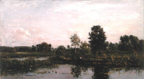 Un méandre de la rivière Oise - Charles Francois Daubigny