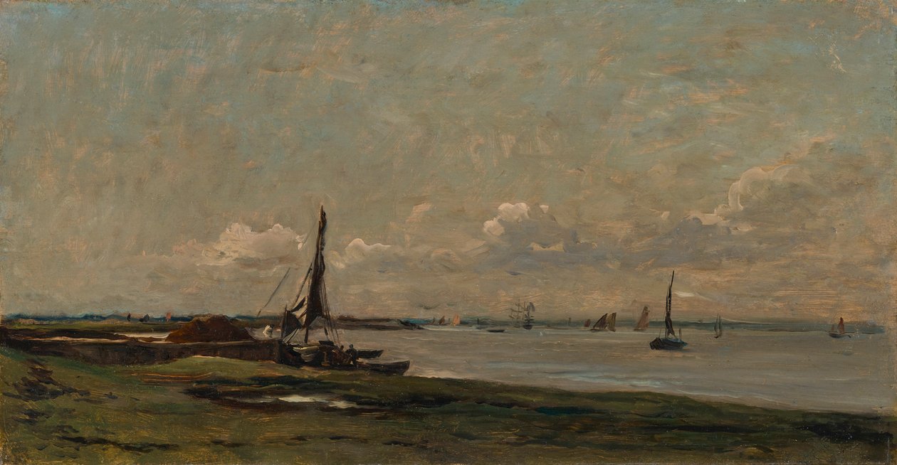 Embouchure de la Tamise - Charles Francois Daubigny