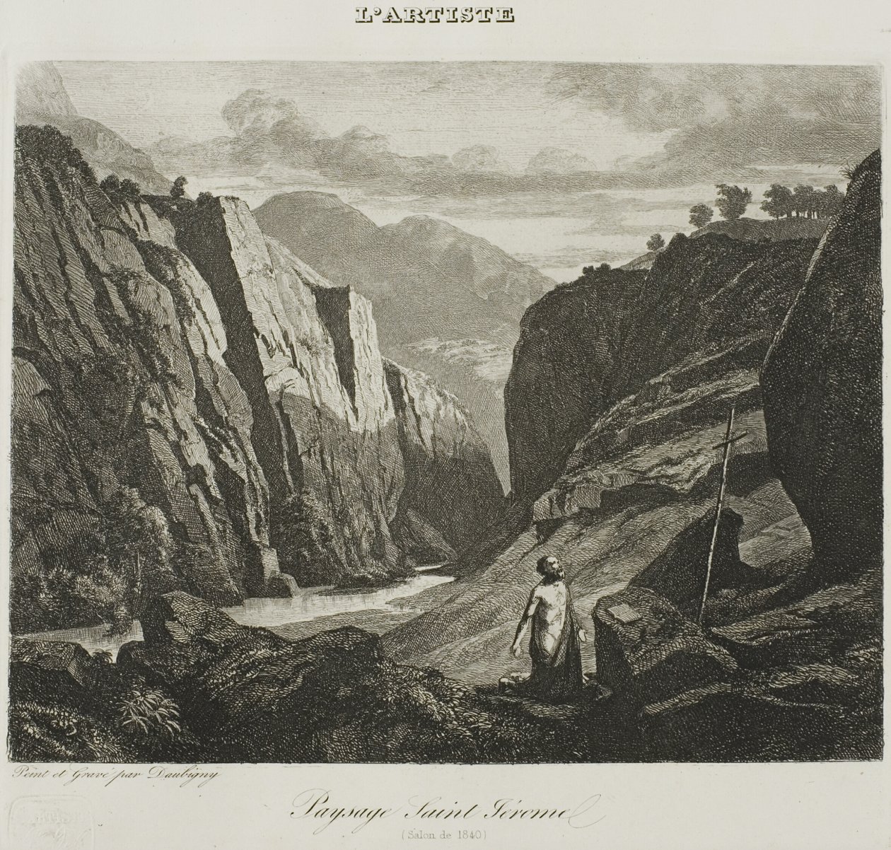 Saint Jérôme - Charles Francois Daubigny