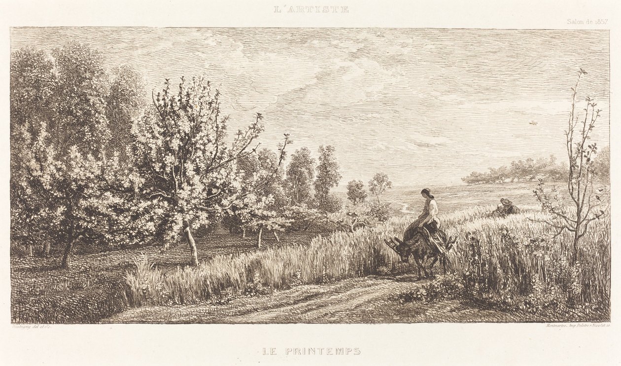Le Printemps - Charles Francois Daubigny
