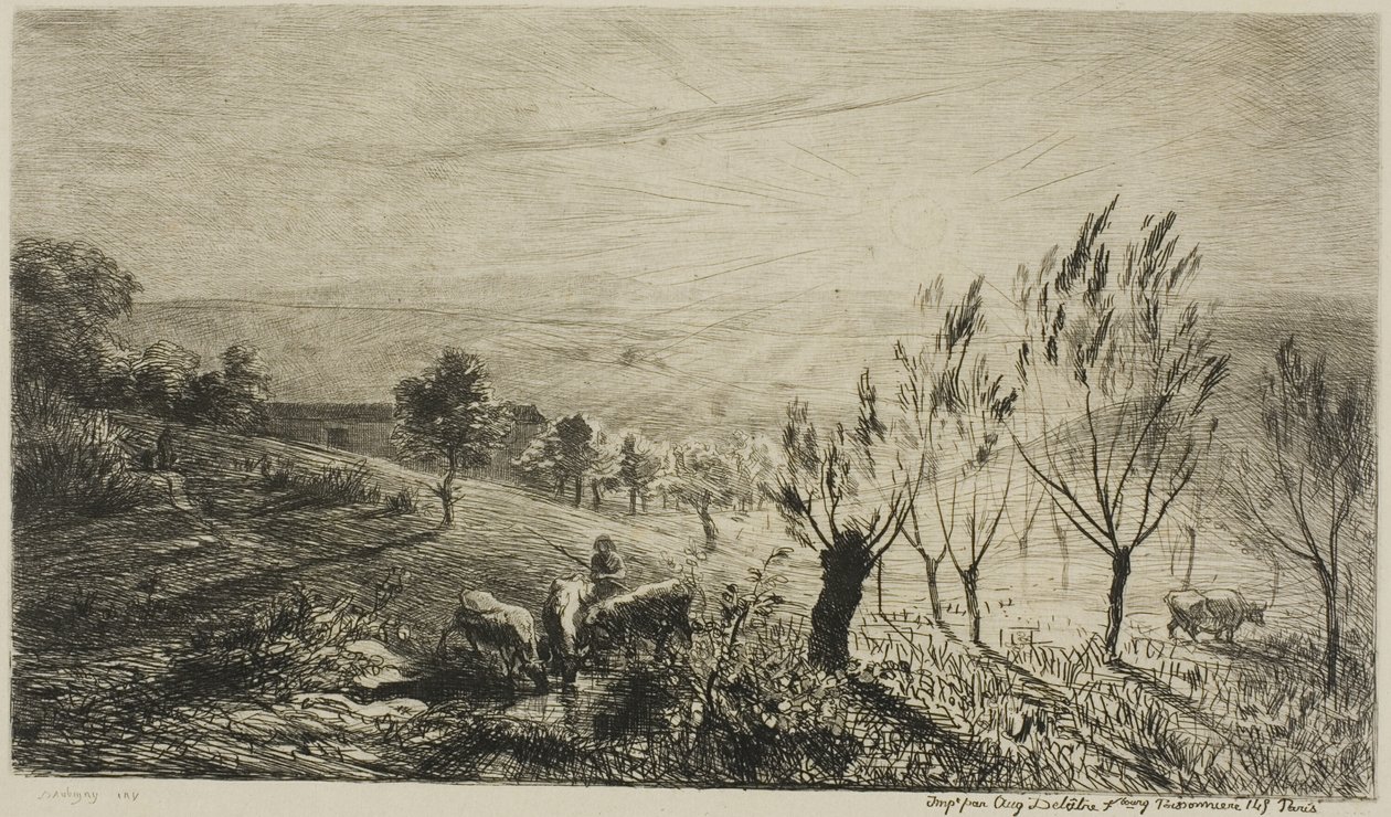 Lever de Soleil - Charles Francois Daubigny