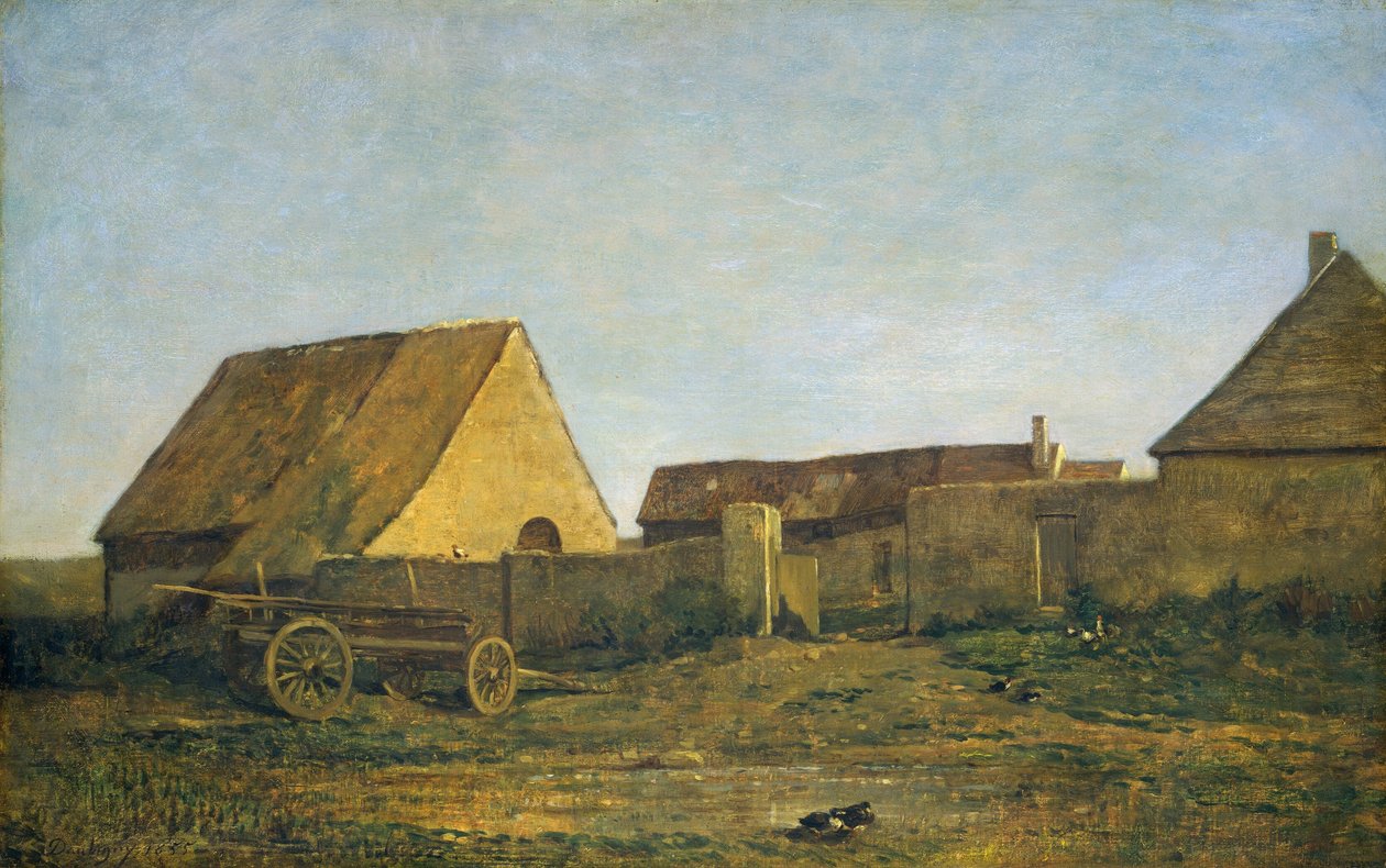 La Ferme, 1855 - Charles Francois Daubigny