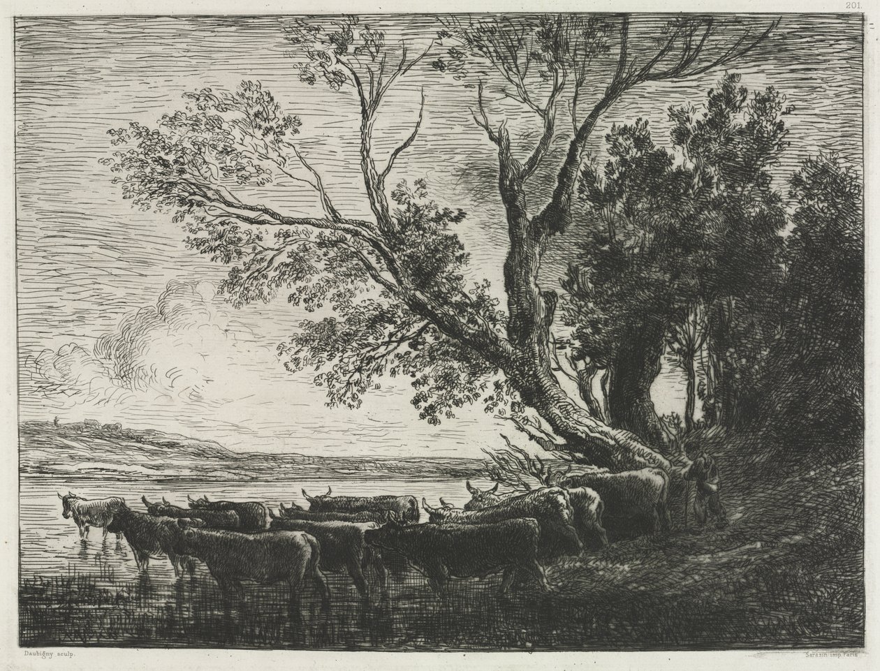 Le Gué - Charles Francois Daubigny
