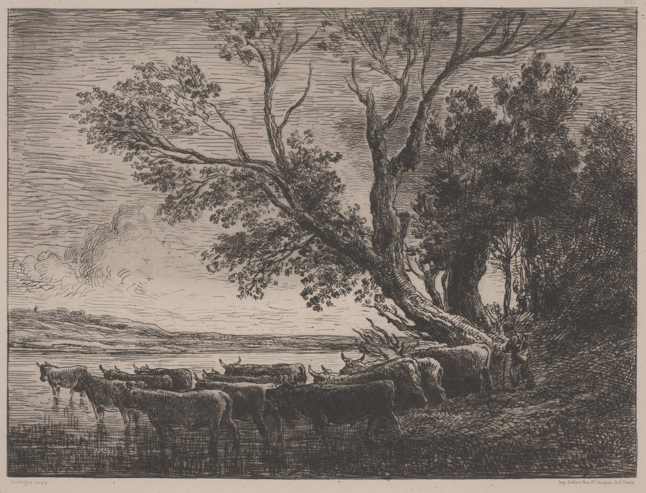 Le Gué - Charles Francois Daubigny