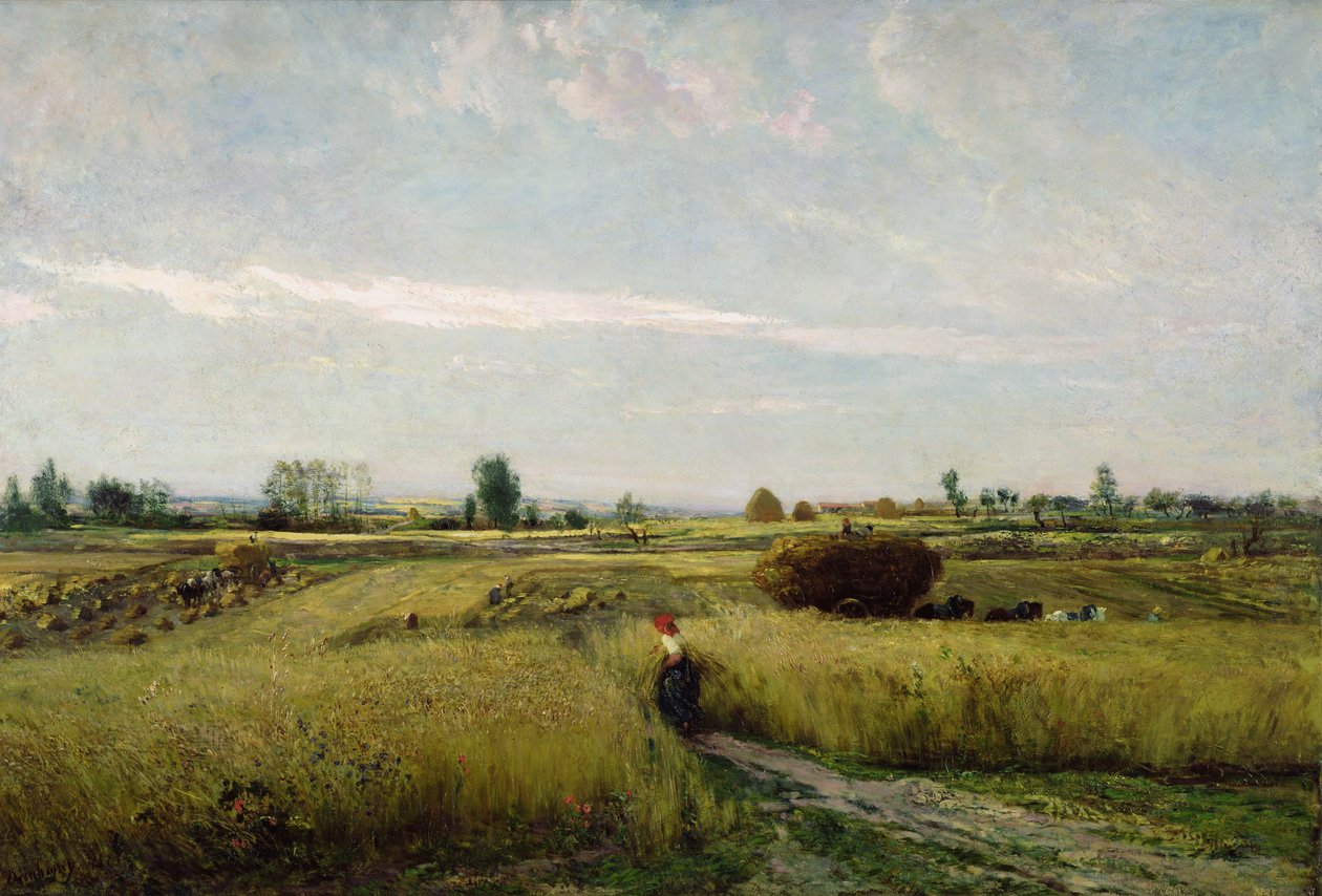 La moisson, 1851 - Charles Francois Daubigny