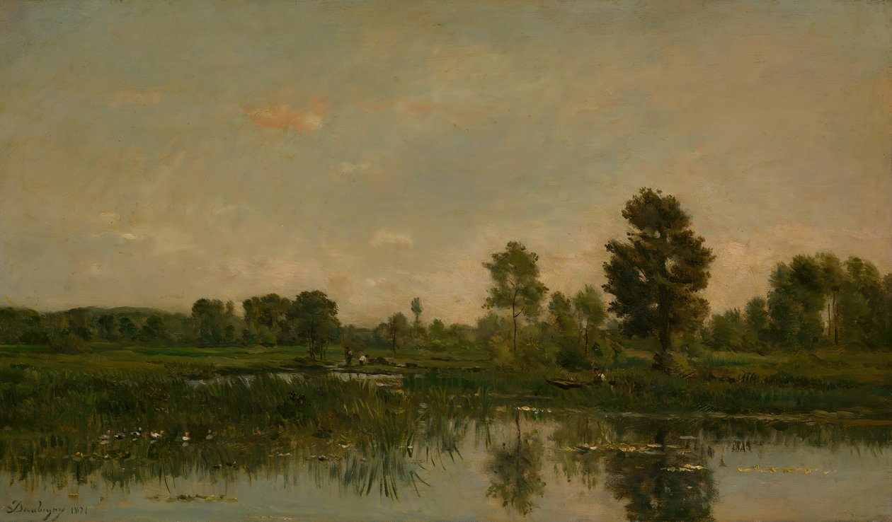 Le marais, 1871 - Charles Francois Daubigny