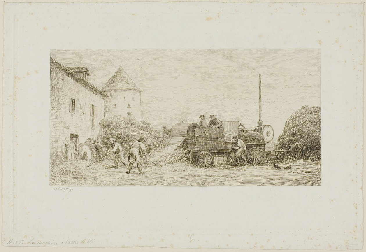 La moissonneuse - Charles Francois Daubigny