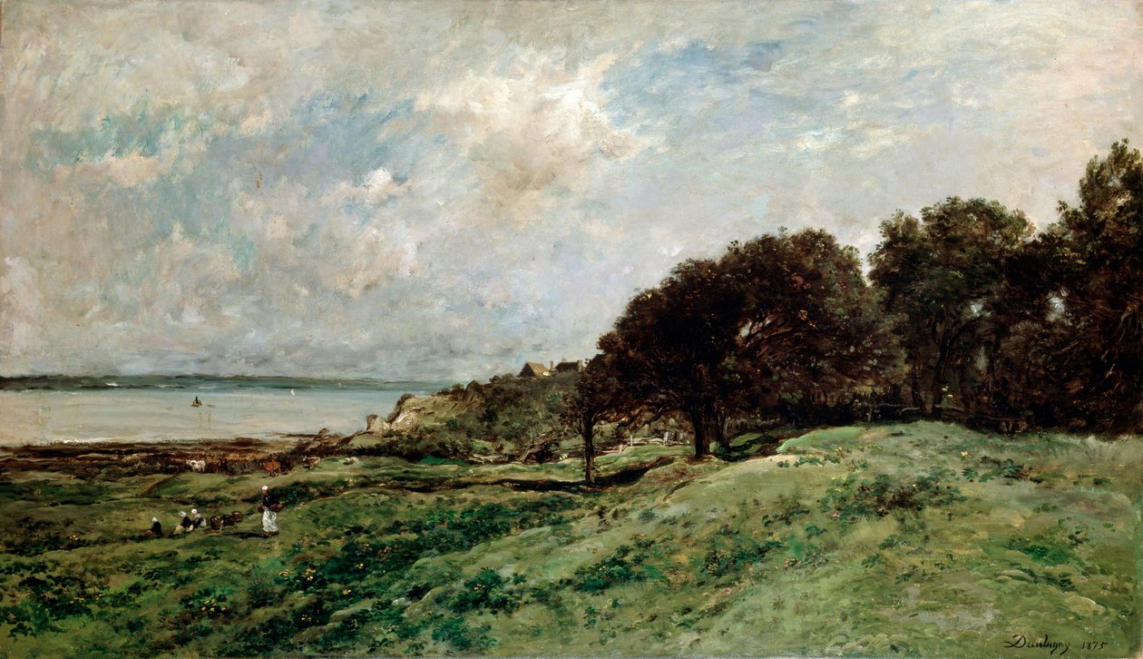 Le Rivage près de Villerville, 1875 - Charles Francois Daubigny