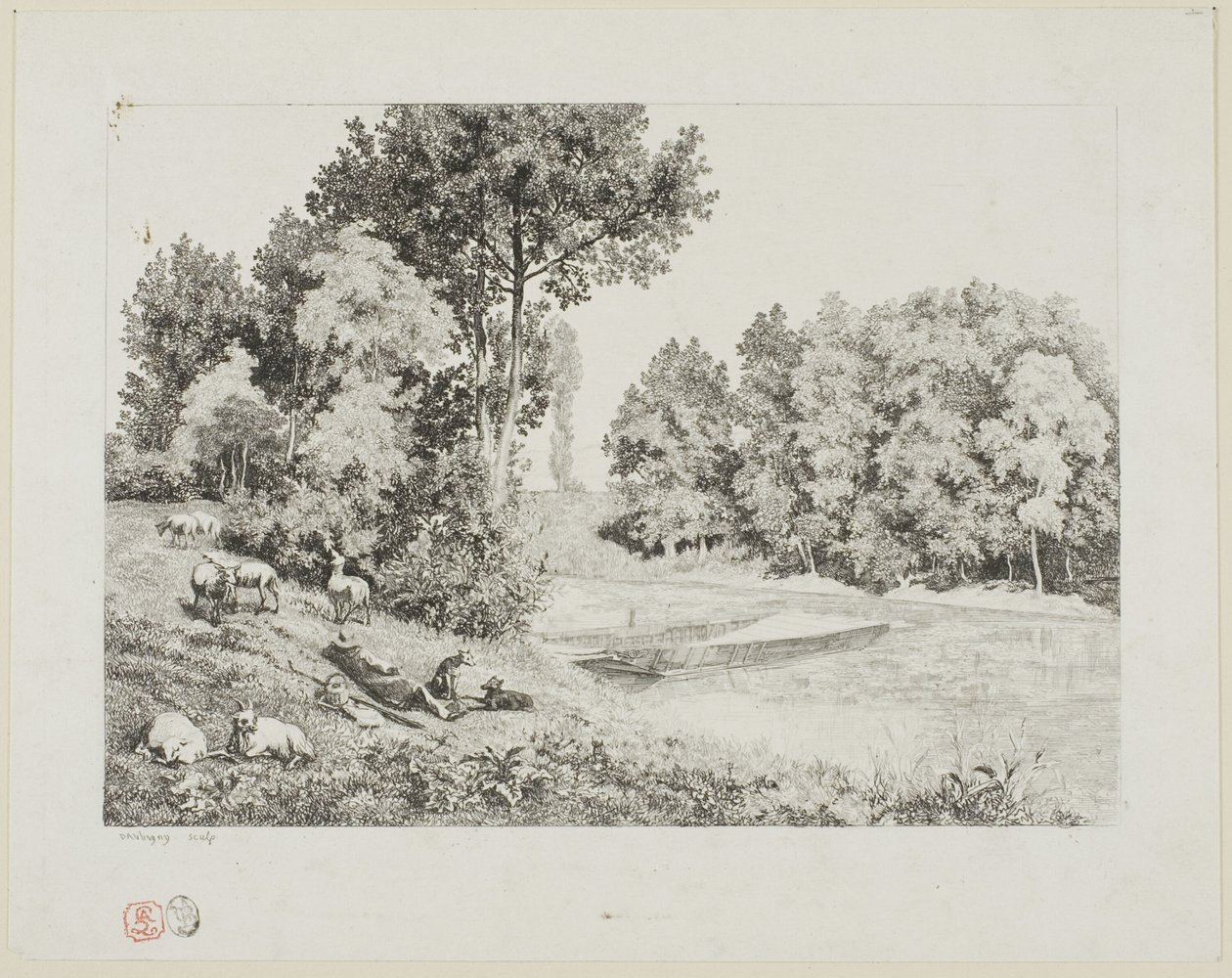 Vue Prise à Bas-Meudon - Charles Francois Daubigny