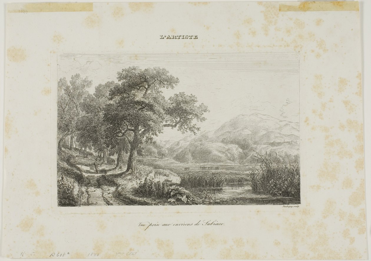 Vue prise près de Subiaco - Charles Francois Daubigny