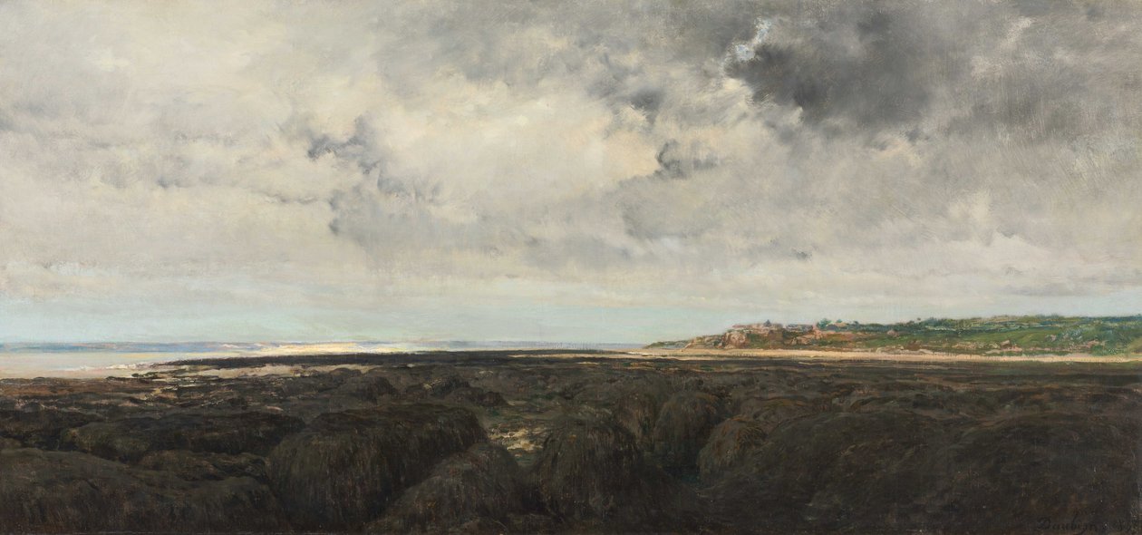 Villerville vu de Le Ratier - Charles Francois Daubigny