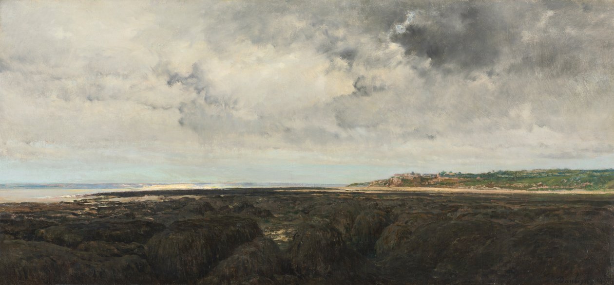 Villerville vu du Ratier, 1855 - Charles Francois Daubigny