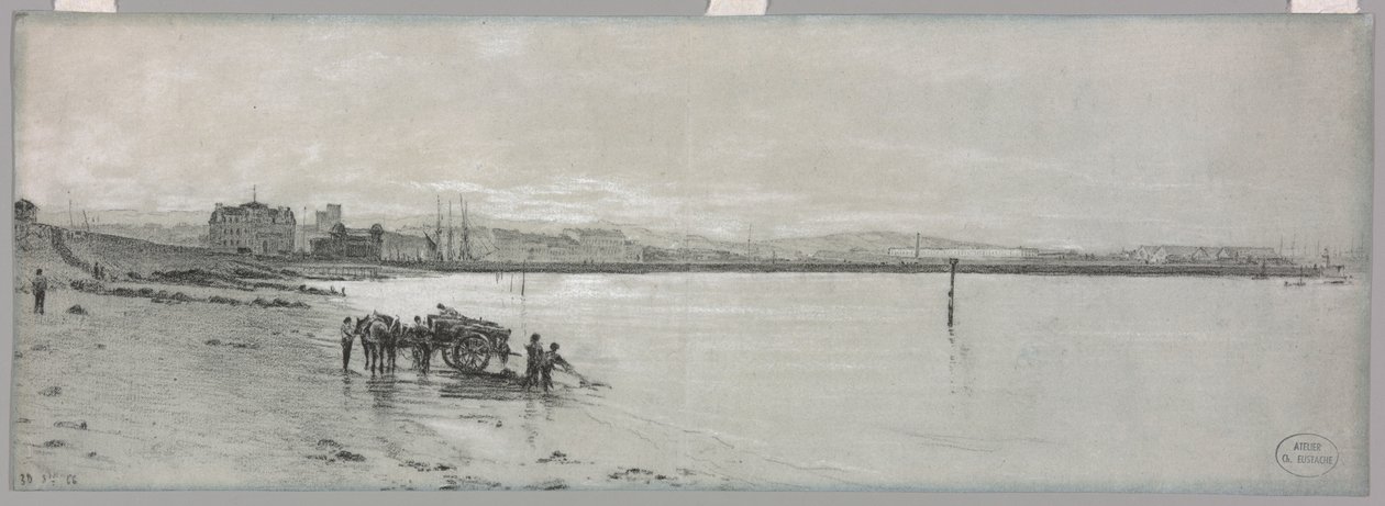 Au bord de la mer - Charles Francois Eustache