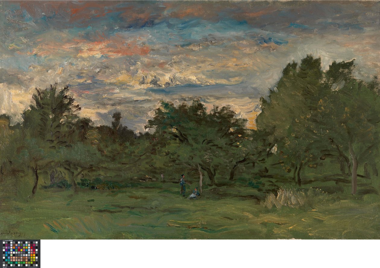 Verger de nuit - Charles Francois Daubigny