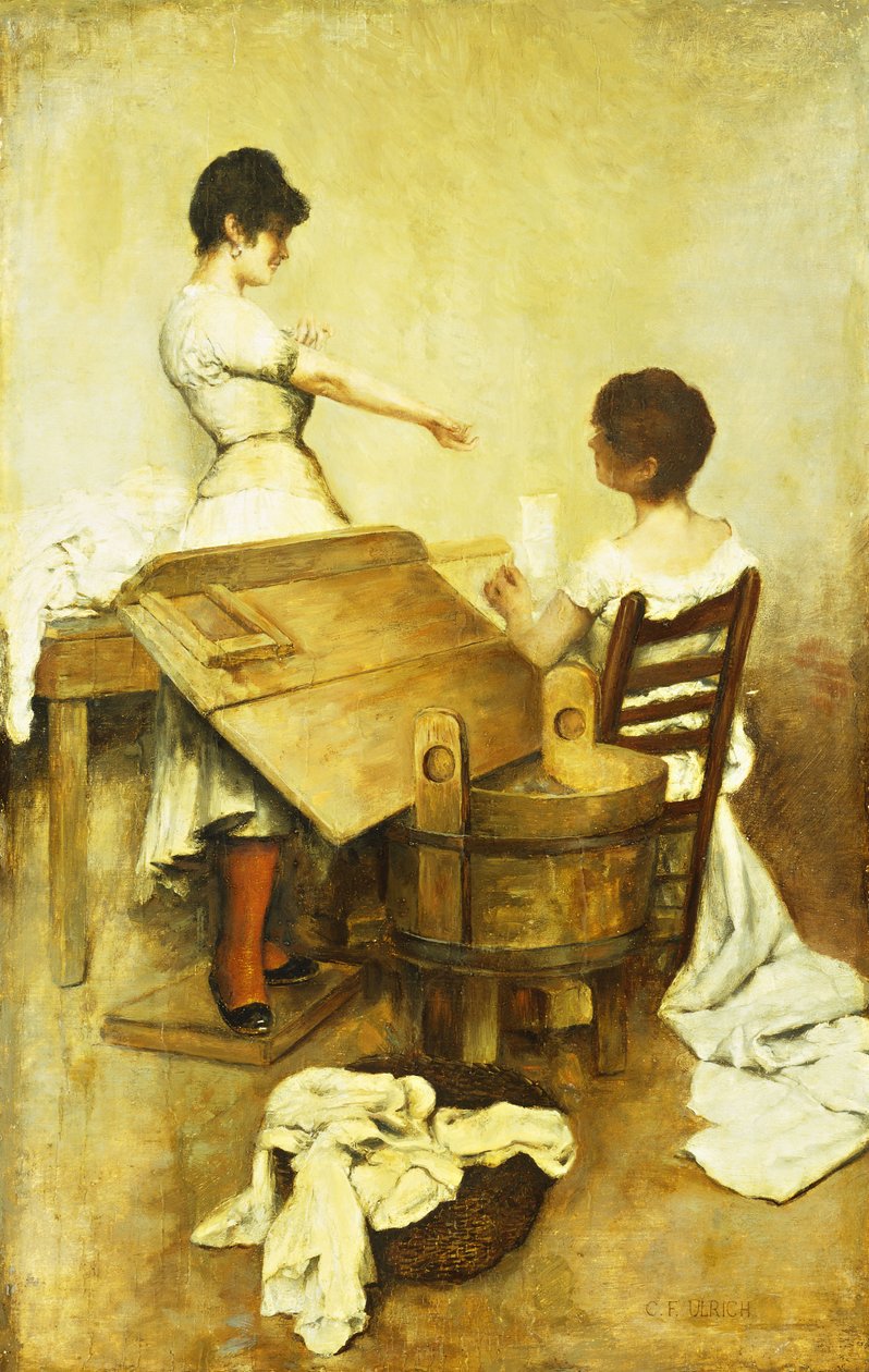 Les lavandières - Charles Frederic Ulrich