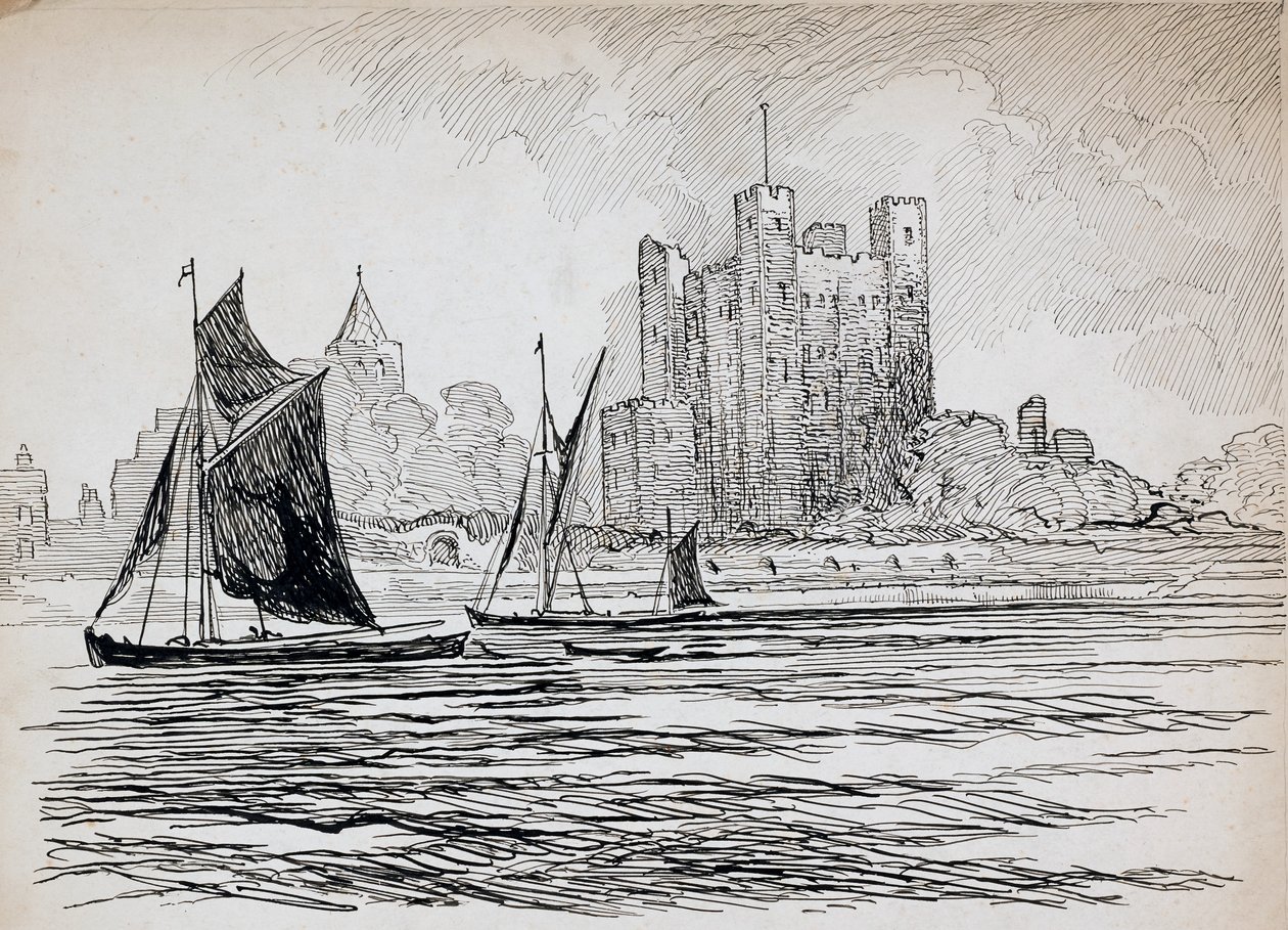 Château de Rochester, Kent - Charles George Harper