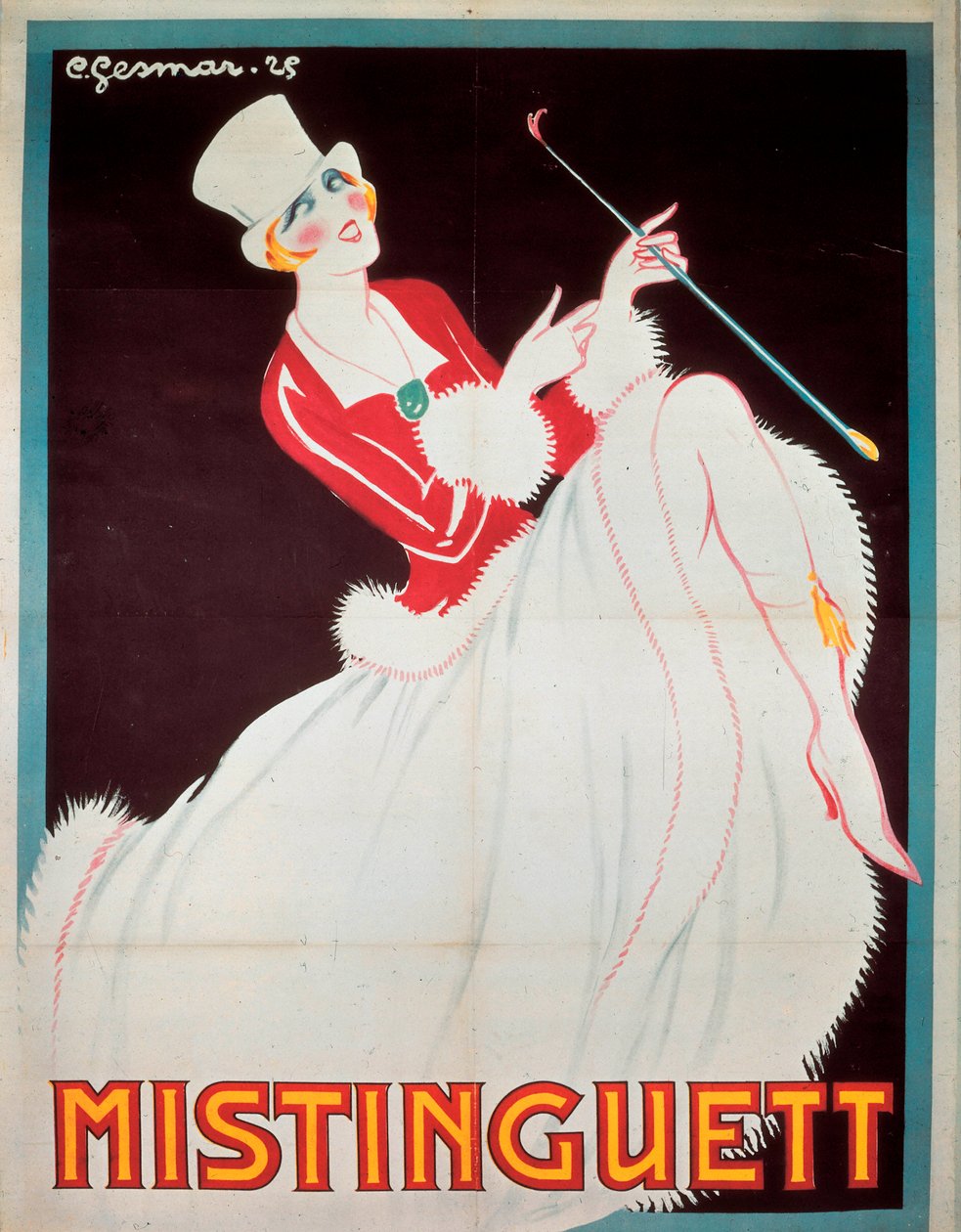 Affiche de Mistinguett - Charles Gesmar