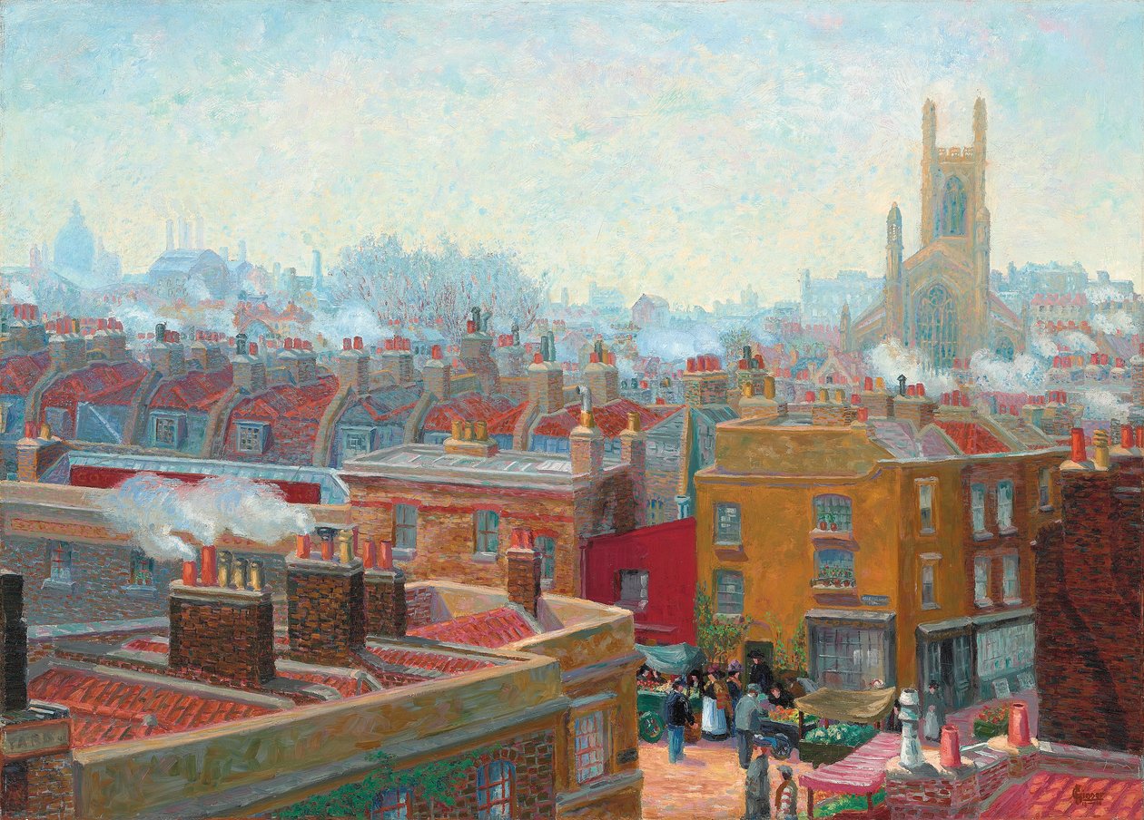 Un coin à Chelsea - Charles Ginner