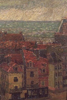 Toits, Le Havre - Charles Ginner
