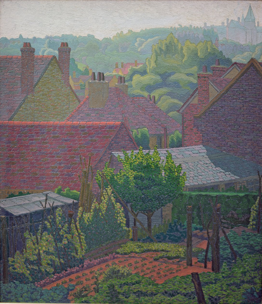 Toits de Village - Charles Ginner