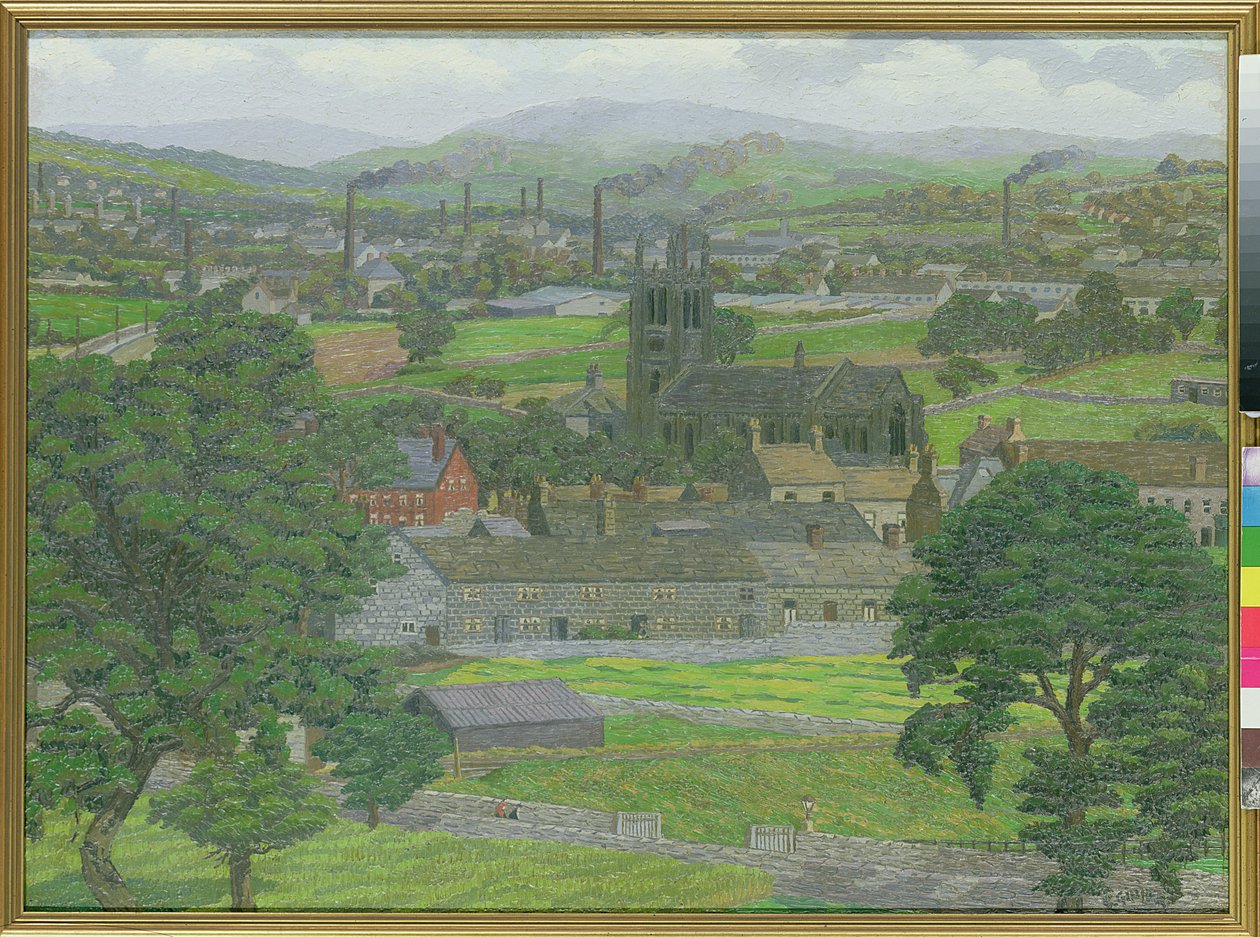 Église de Yeadon, près de Leeds - Charles Ginner
