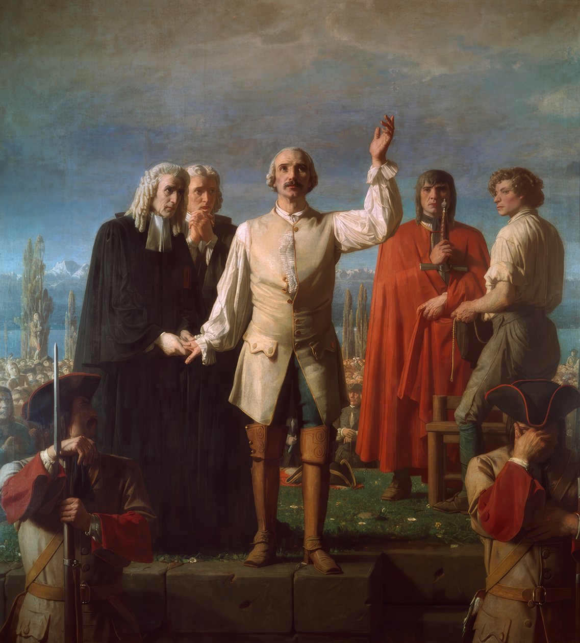 Exécution du major Davel - Charles Gleyre