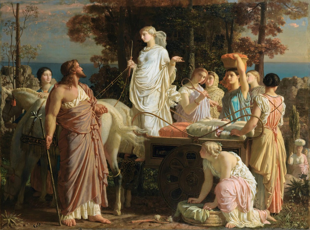 Ulysse et Nausicaa, vers 1853 - Charles Gleyre