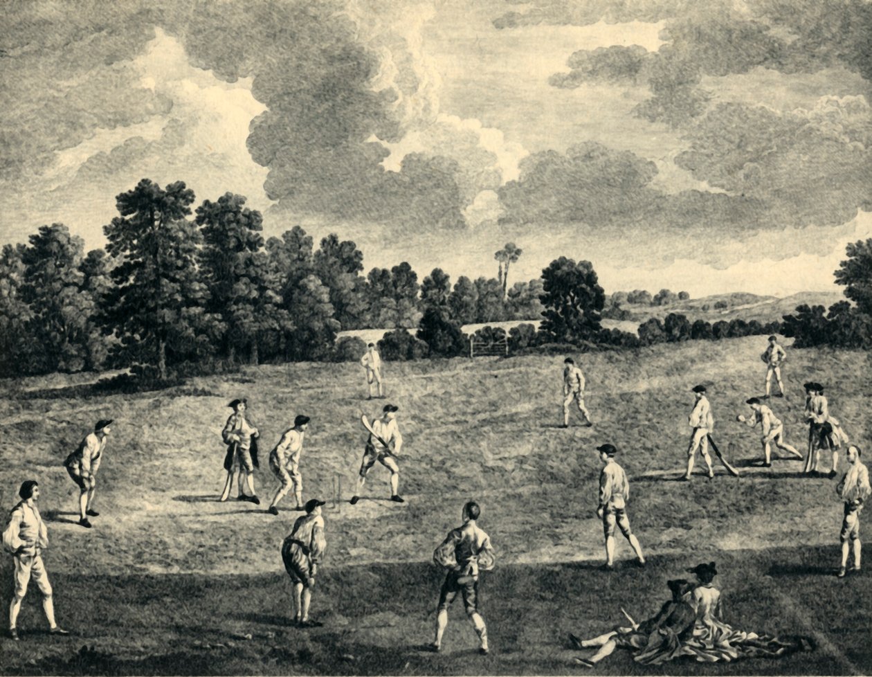 Match de Cricket à Mary-Le-Bone Fields, 1748, 1947 - Charles Grignion