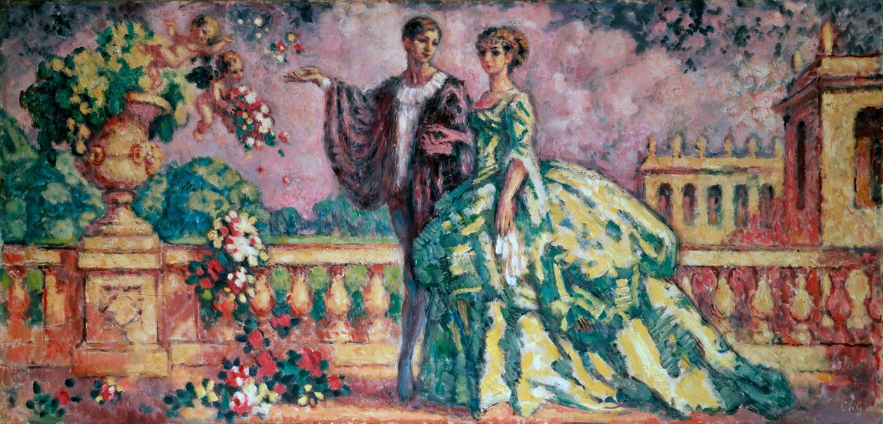 La promenade - Charles Guerin