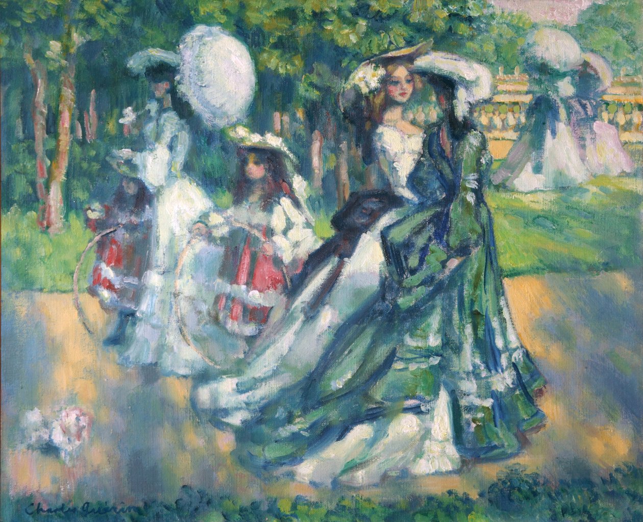 La promenade dans le parc, 1902 - Charles Guerin