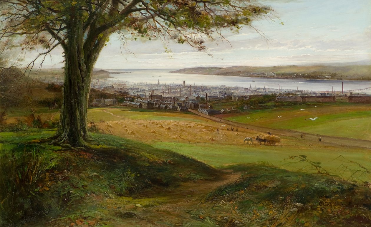 Dundee depuis Balgay - Charles Gustav Louis Phillips