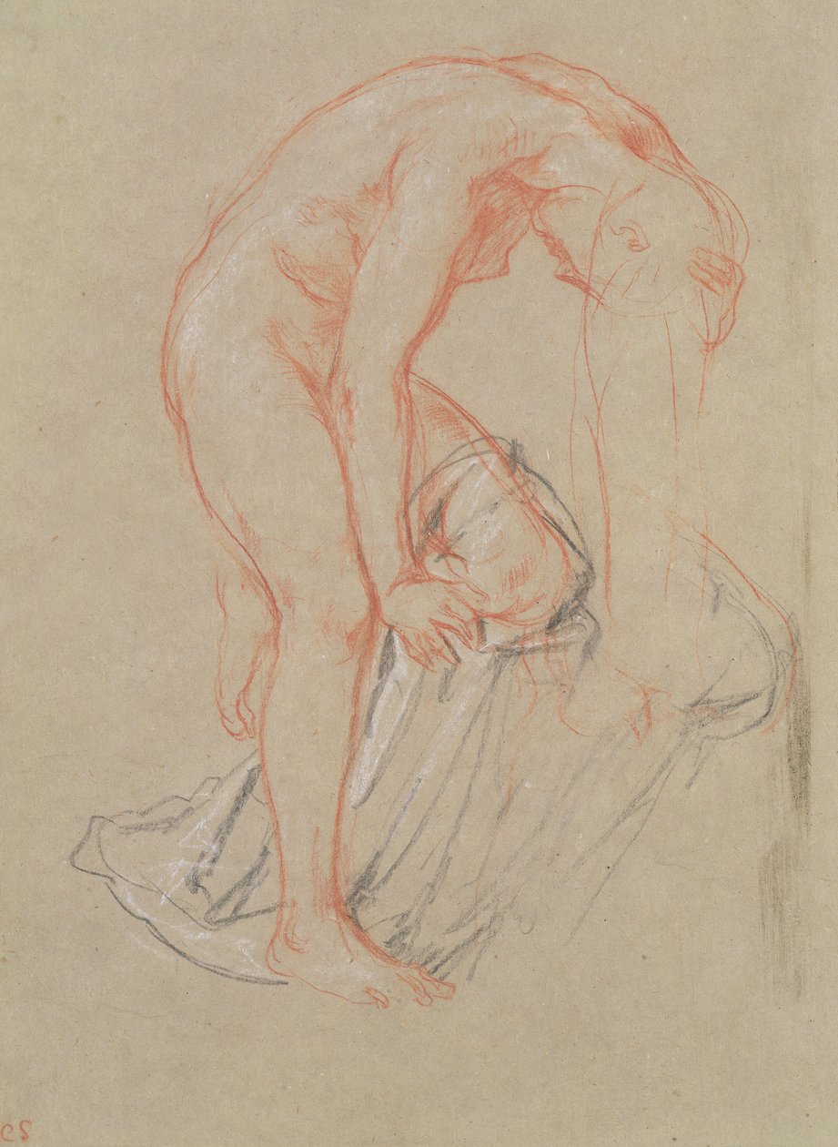 Femme se déshabillant - Charles Haslewood Shannon