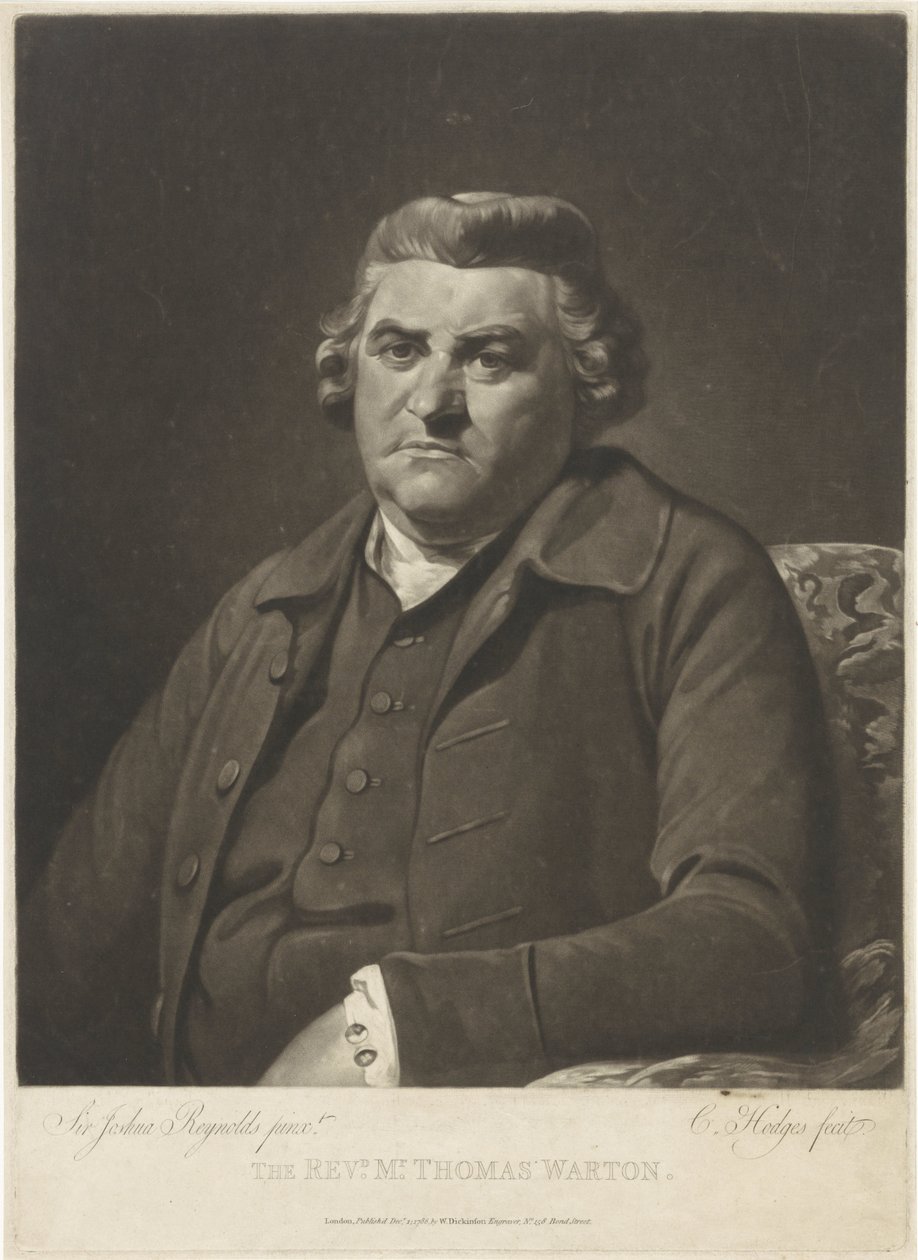 Portrait de Thomas Warton - Charles Howard Hodges