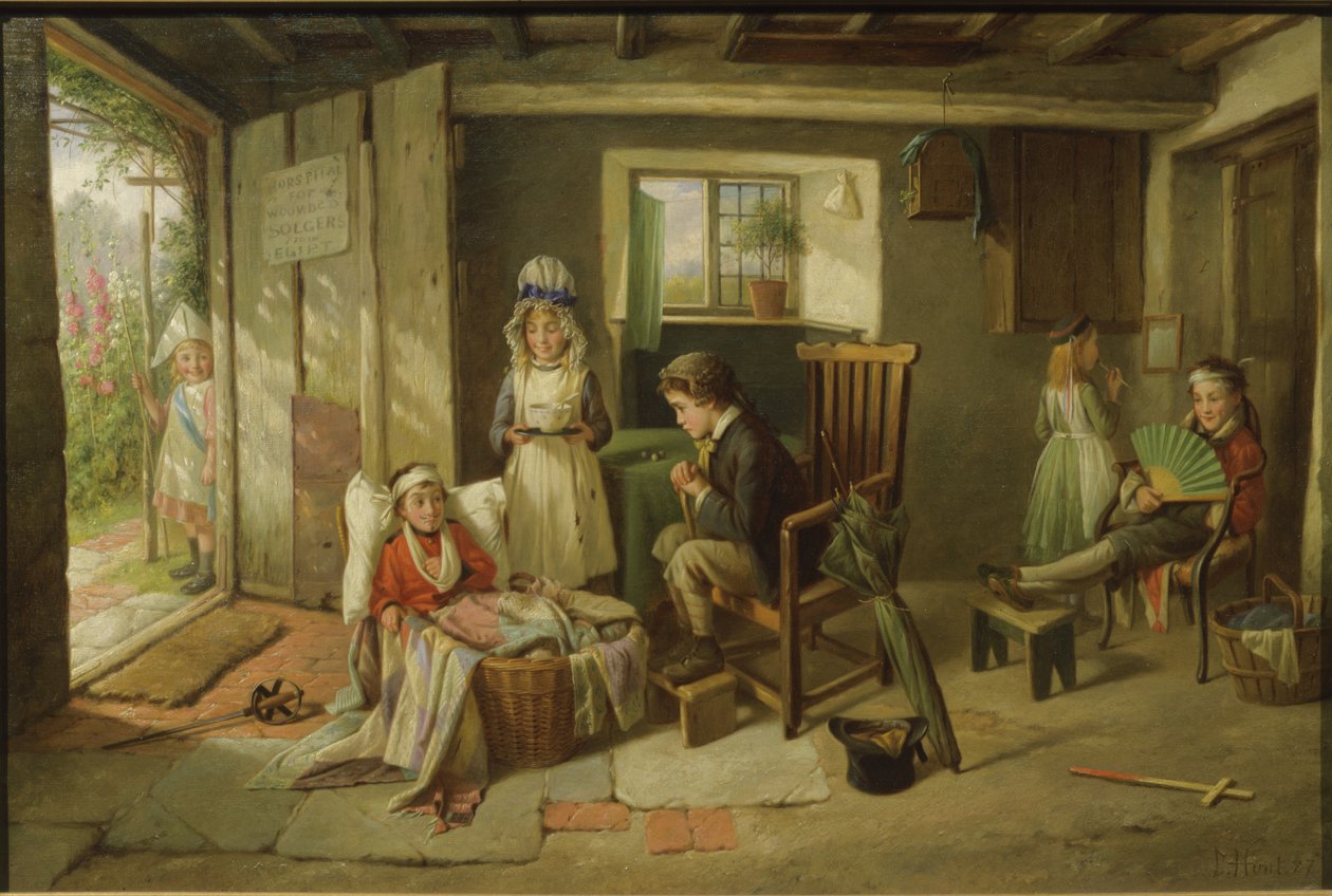 Hôpital pour soldats blessés, 1886 - Charles Hunt